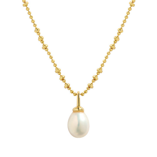 Single Freshwater Cultured Pearl Necklace (925 Silver)_SG