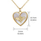 Mini "Bee in My Heart" Mother of Pearl Necklace (925 Silver)_SG