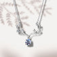 Deer Antler Moissanite Necklace (925 Silver)_SG